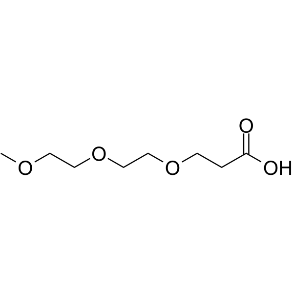 m-PEG2-CH2CH2COOH  Structure