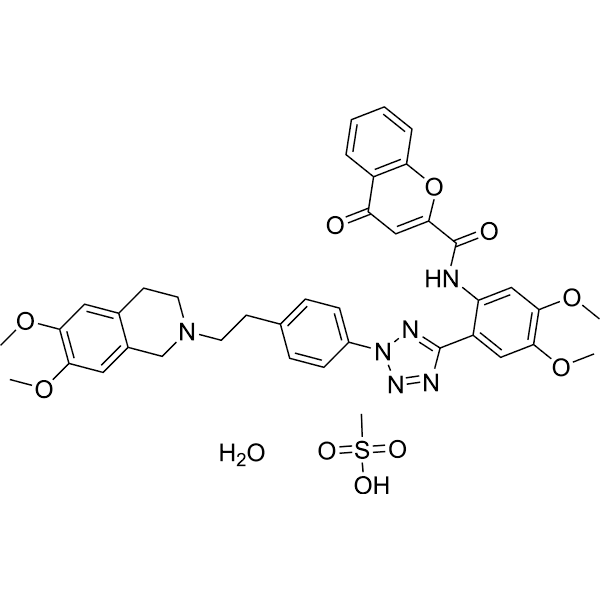 Encequidar mesylate hydrochloride Structure