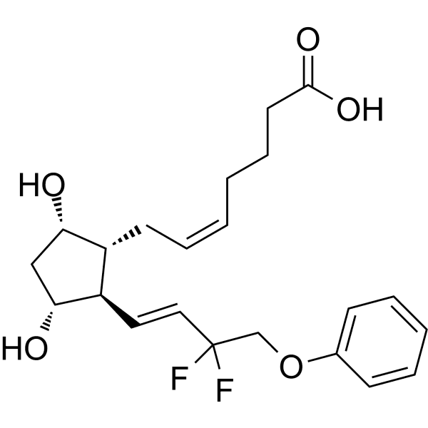 Tafluprost acid Structure