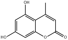 5,7-Dihydroxy 4-methylcoumarin Structure