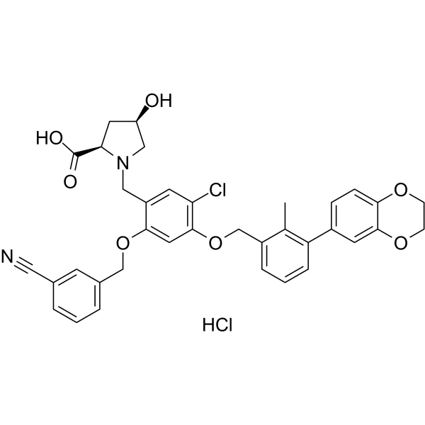 BMS-1166 hydrochloride Structure