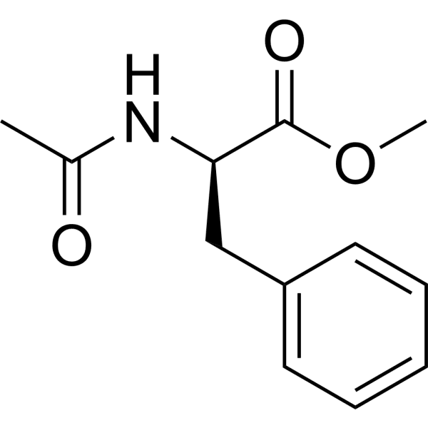 Methyl acetyl-D-phenylalaninate Structure