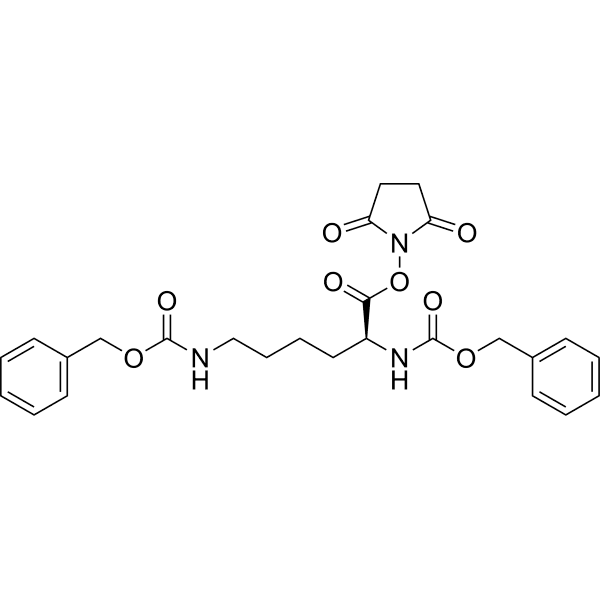 Z-Lys(Z)-OSu Structure