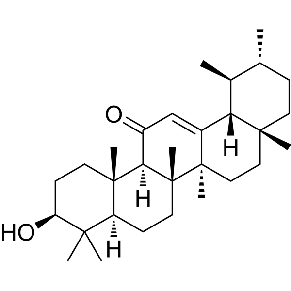 11-Oxo-α-amyrin Structure