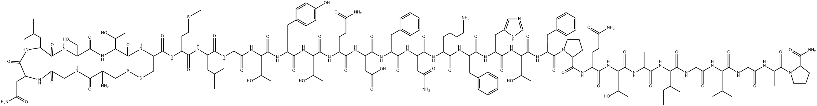 Calcitonin (human) Structure