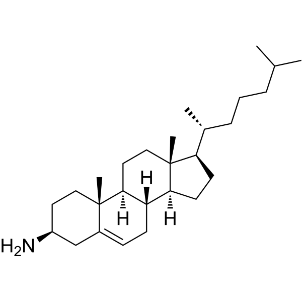 Cholesterylamine Structure