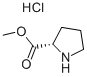 Methyl prolinate hydrochloride Structure