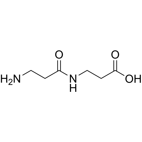 N-β-Alanyl-β-alanine Structure