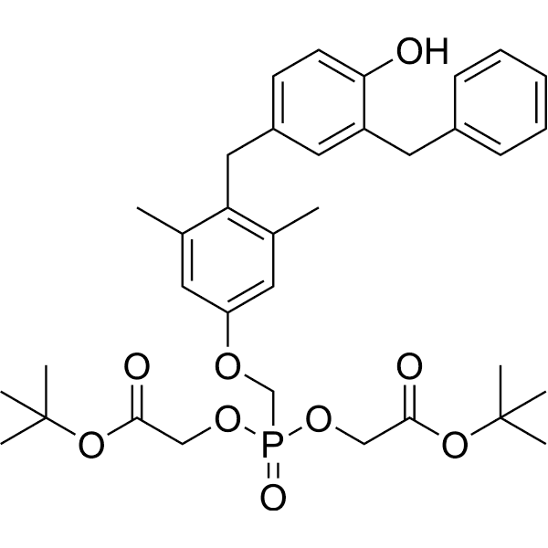 Thyroid hormone receptor beta agonist-1 Structure