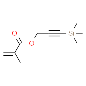 3-TRIMETHYLSILYLPROPARGYLMETHACRYLATE  Structure