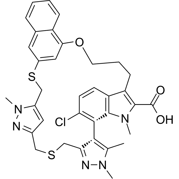 AZD-5991 (S-enantiomer)  Structure