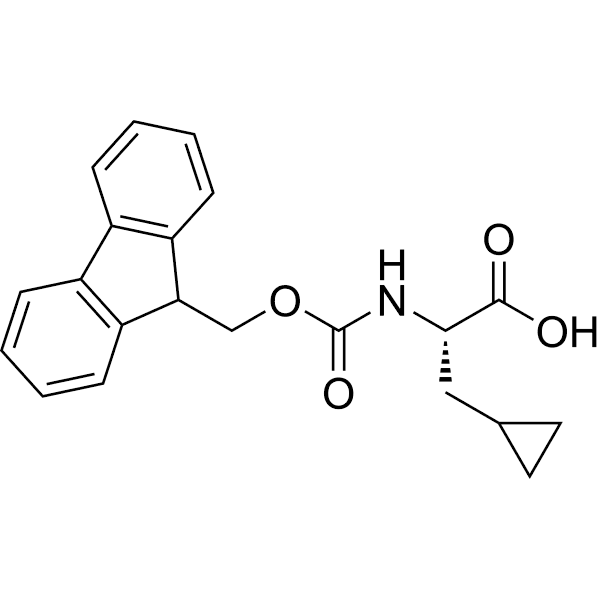 Fmoc-β-cyclopropyl-L-Alanine Structure