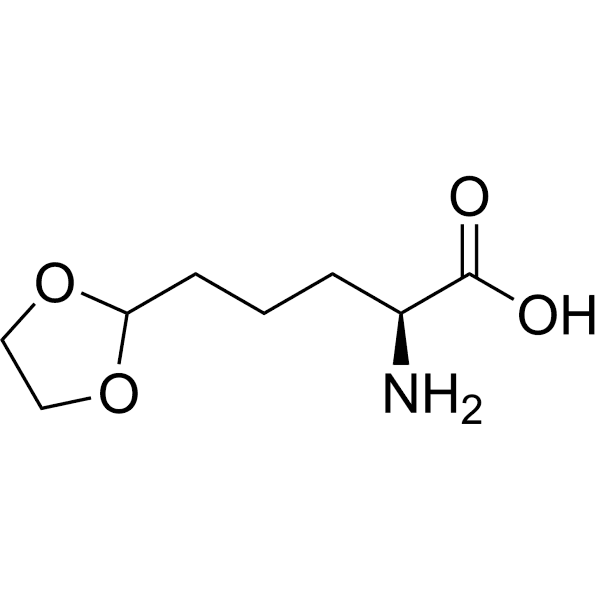 L-Allysine ethylene acetal Structure