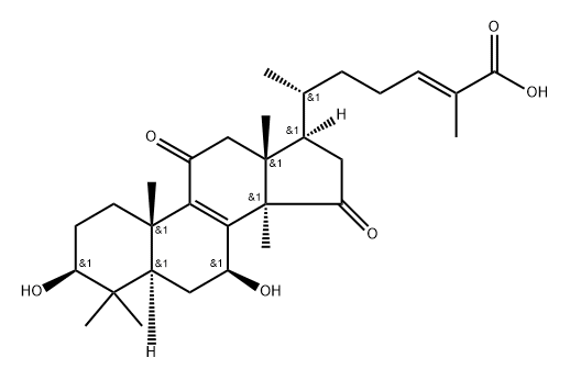 Ganoderic acid beta Structure