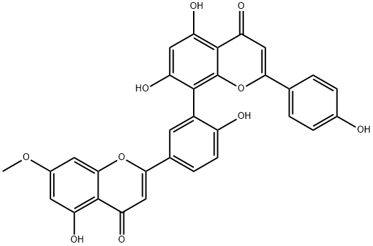 Sequoiaflavone Structure