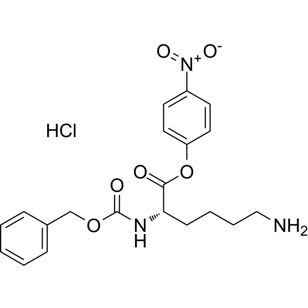 Z-Lys-ONp hydrochloride Structure