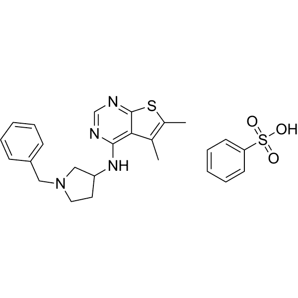 Fasnall benzenesulfonate  Structure