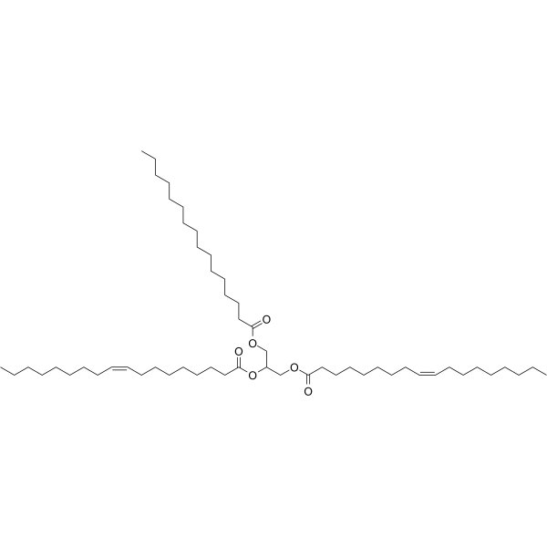 Palmitodiolein Structure