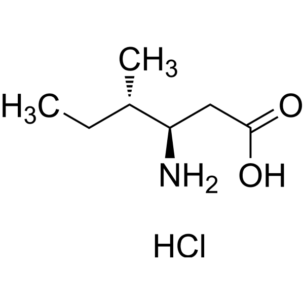 H-β-HoIle-OH hydrochloride Structure