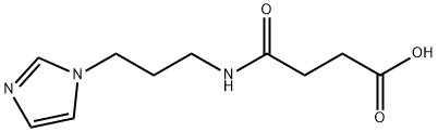 4-((3-(1H-Imidazol-1-yl)propyl)amino)-4-oxobutanoic acid Structure