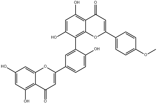Podocarpusflavone A Structure