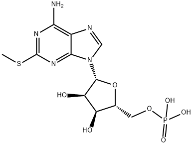 2-Methylthio-AMP Structure