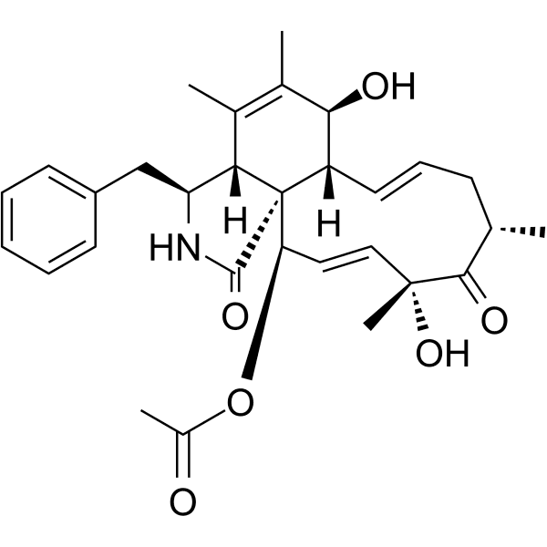 Cytochalasin C Structure