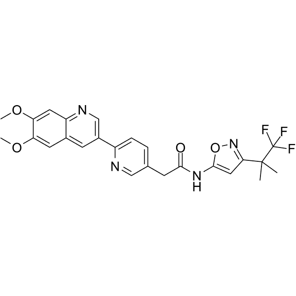 Zeteletinib Structure