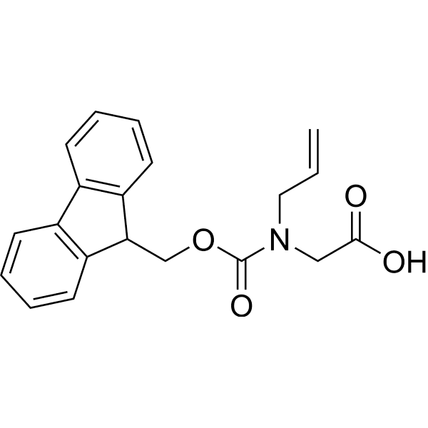 N-(((9H-Fluoren-9-yl)methoxy)carbonyl)-N-allylglycine Structure