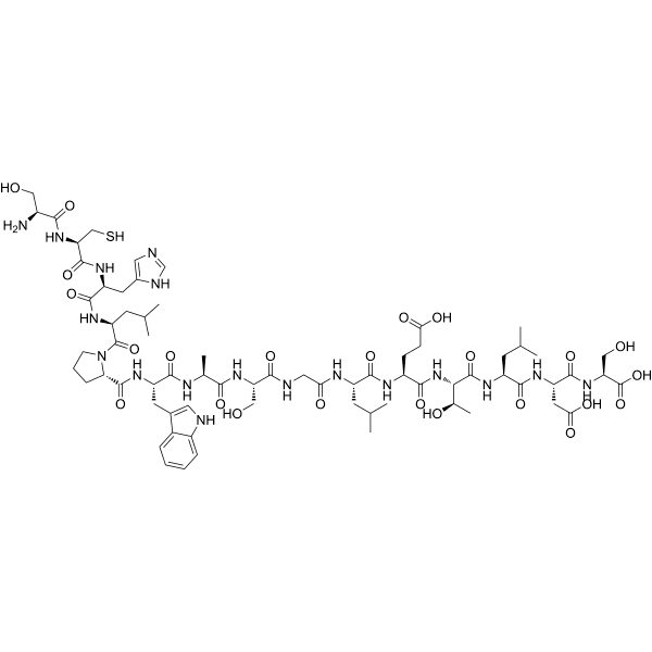 Leptin (116-130) (human) Structure