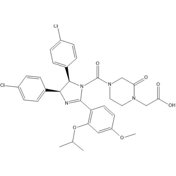 Nutlin carboxylic acid Structure