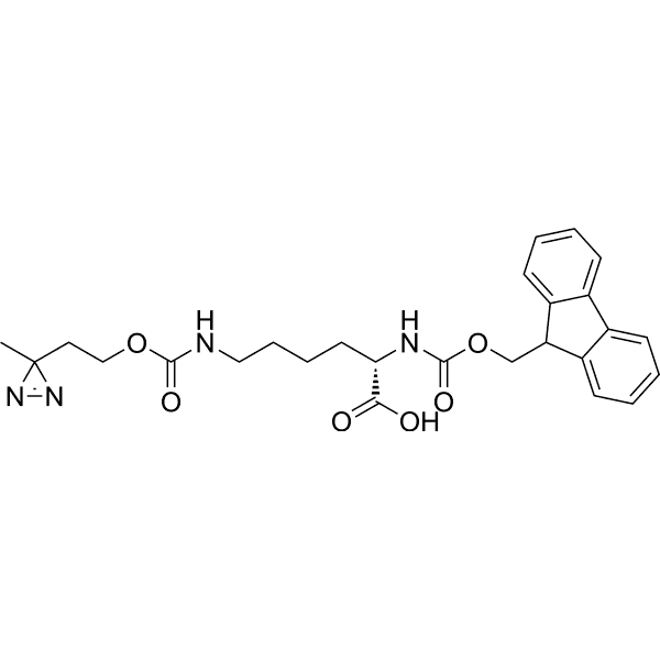 Fmoc-L-Photo-Lysine Structure