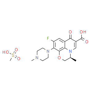 Levofloxacin mesylate  Structure
