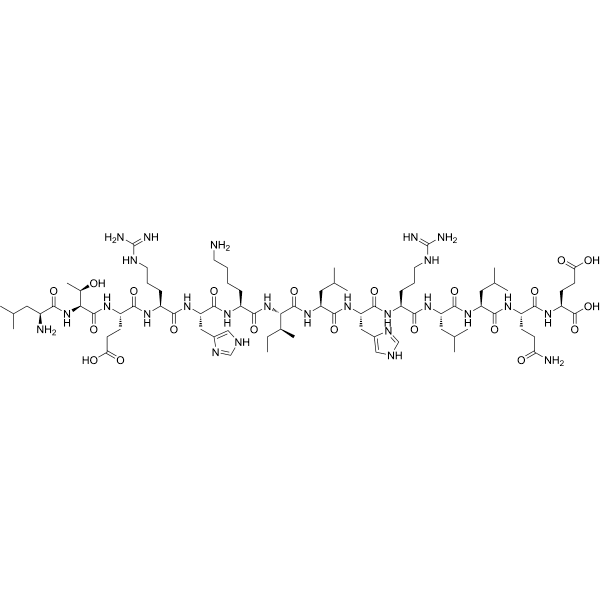 SRC-1 NR box peptide Structure