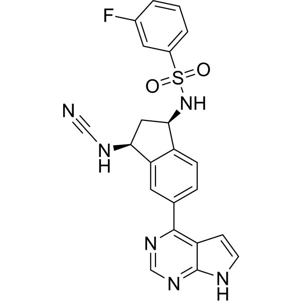 JAK3 covalent inhibitor-1 Structure