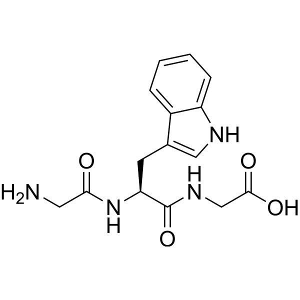 H-Gly-Trp-Gly-OH Structure