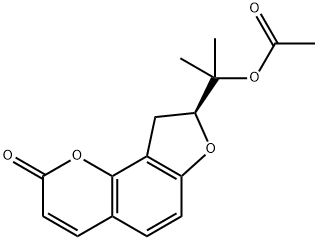 Columbianetin acetate Structure