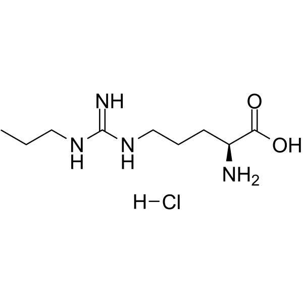 Nω-Propyl-L-arginine hydrochloride Structure
