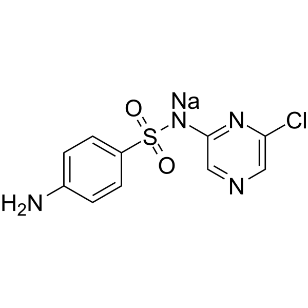 Sulfaclozine sodium Structure