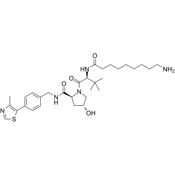 (S,R,S)-AHPC-C8-NH2 Structure