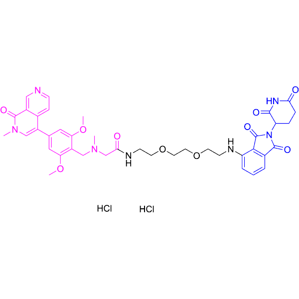 dBRD9 dihydrochloride  Structure