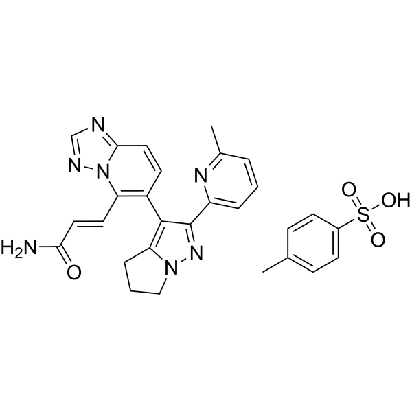 TGF-βRI inhibitor 1 methylbenzenesulfonate  Structure