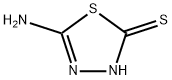 2-Amino-5-mercapto-1,3,4-thiadiazole Structure