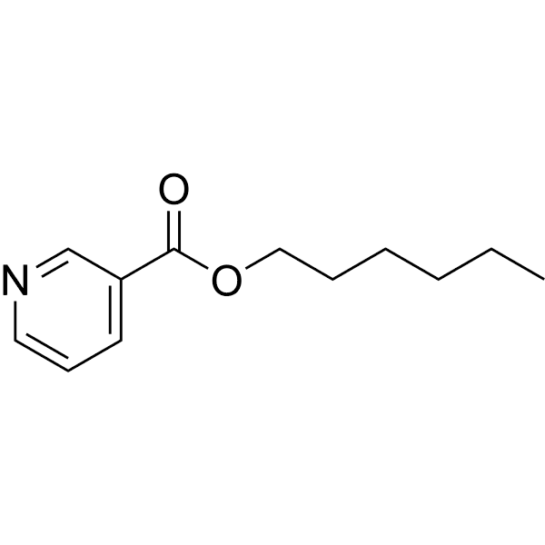 Hexyl nicotinate Structure