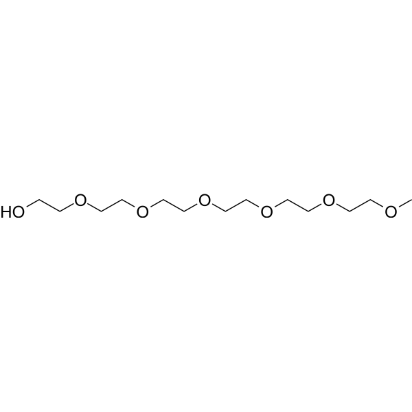 Hexaethylene glycol monomethyl ether Structure