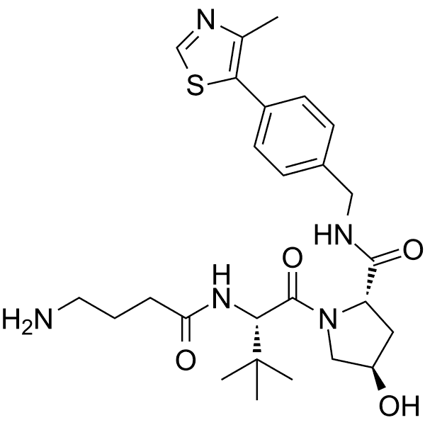 (S,R,S)-AHPC-C3-NH2 Structure