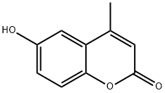 6-Hydroxy-4-methylcoumarin Structure