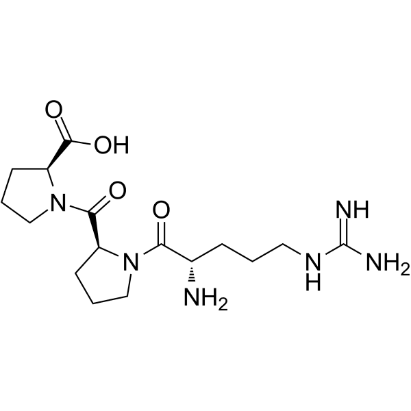 Bradykinin (1-3) Structure