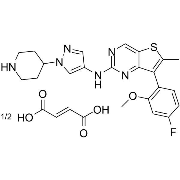 MAX-40279 hemifumarate  Structure