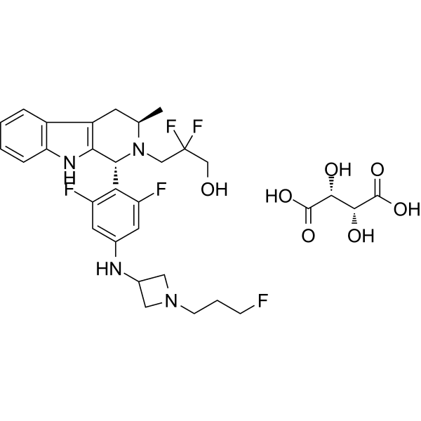 Giredestrant tartrate Structure